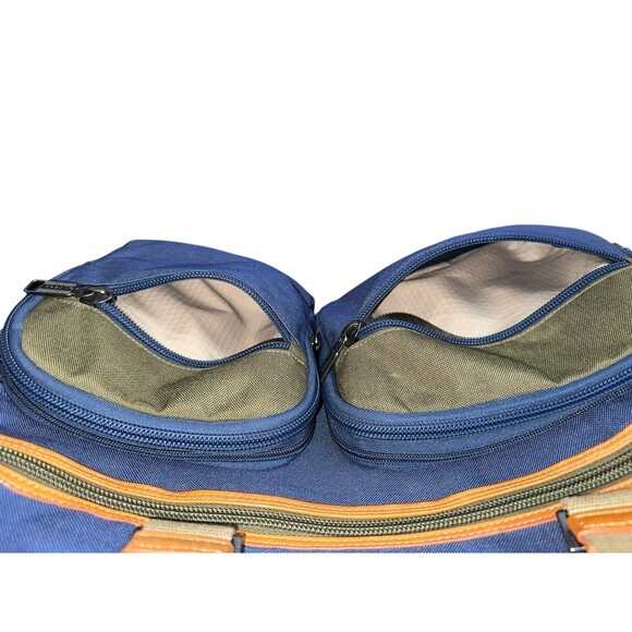 MONYKER WEEKENDER TRAVEL BAG 3In1 NYLON BLUE GREEN VERSATILE CONVERTIBLE DURABLE - Picture 12 of 16